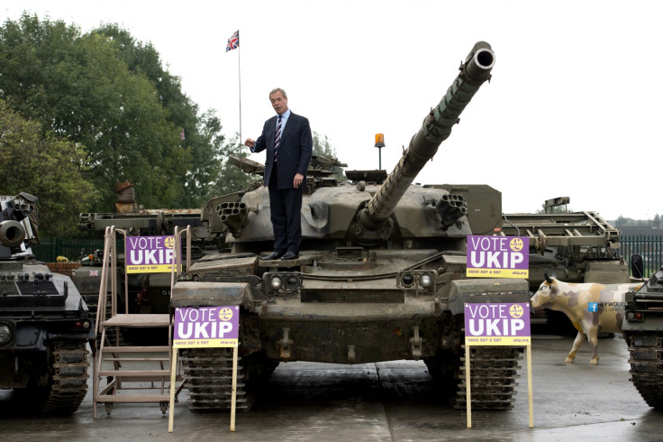 Nigel Farage tank
