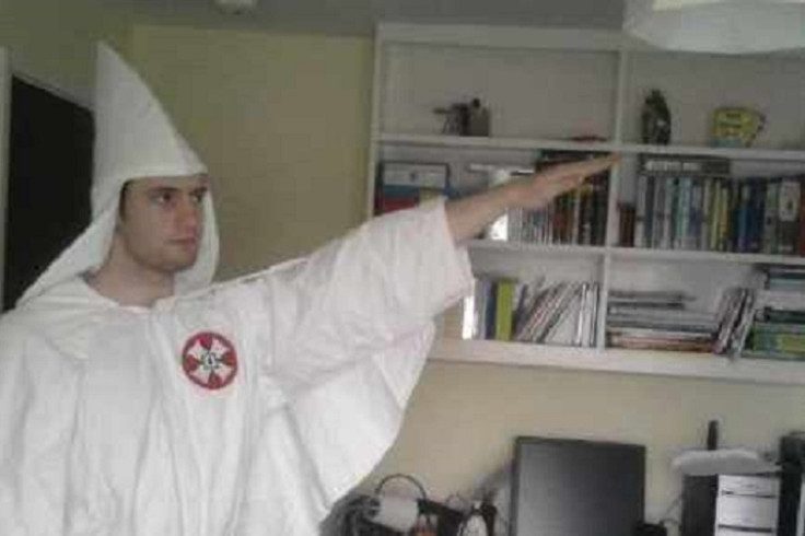 Darren Fletcher kitted out in KKK costume