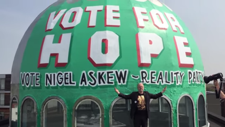 Mosque's election mural breaches rules