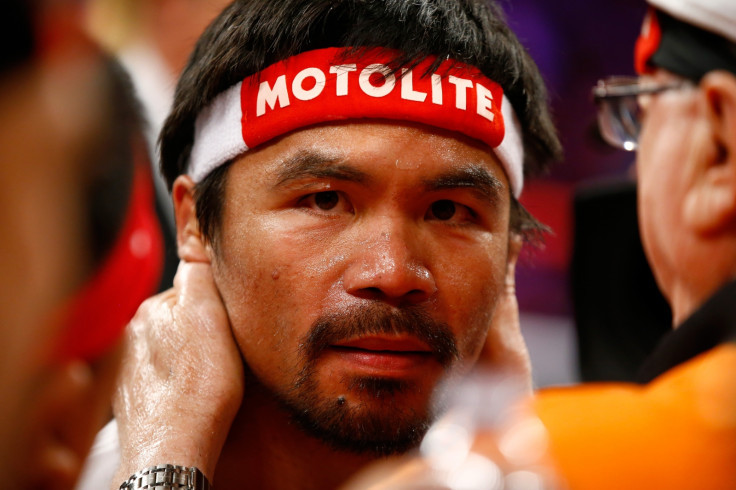 Manny Pacquiao prepares for the fight Manny Pacquiao prepares for the fight