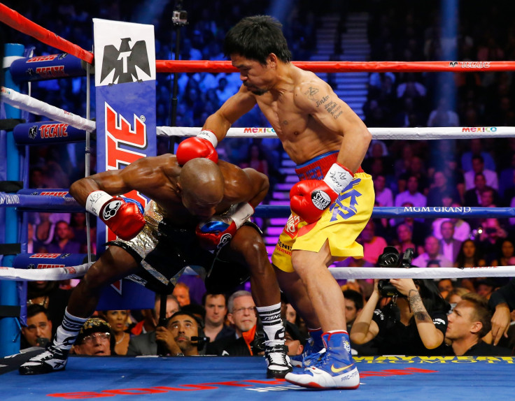 Floyd Mayweather defeats Manny Pacquiao Floyd Mayweather defeats Manny Pacquiao