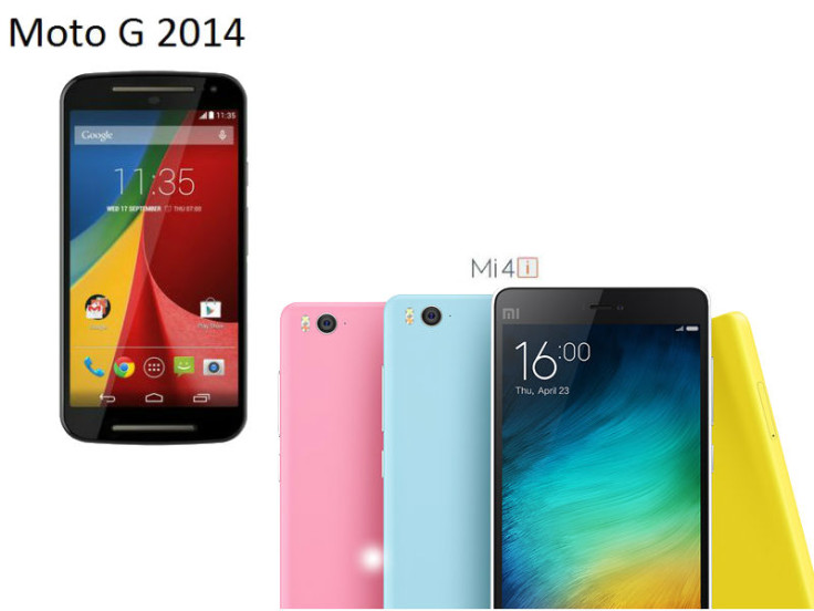 Xiaomi Mi 4i vs Motorola Moto G2014