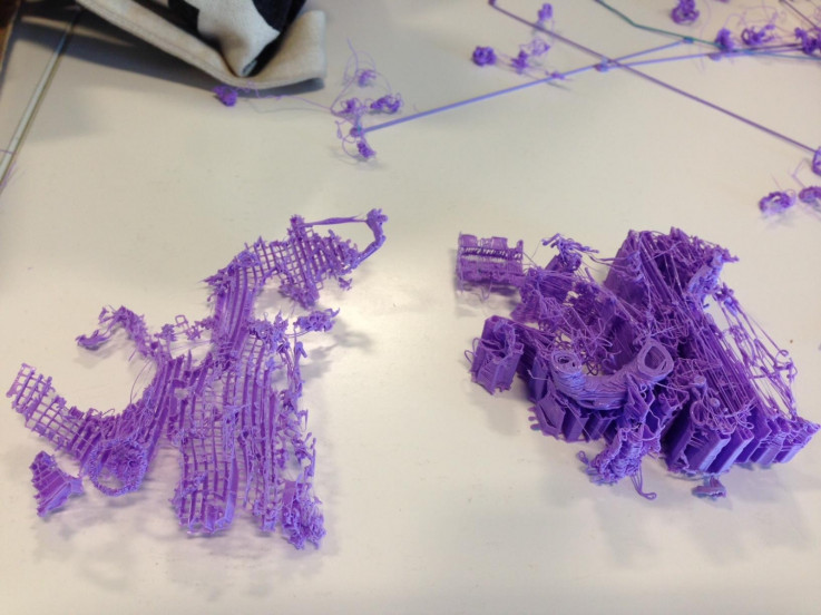 3D printer fail: A dragon
