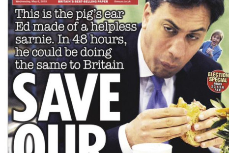 The Sun Ed Miliband front page