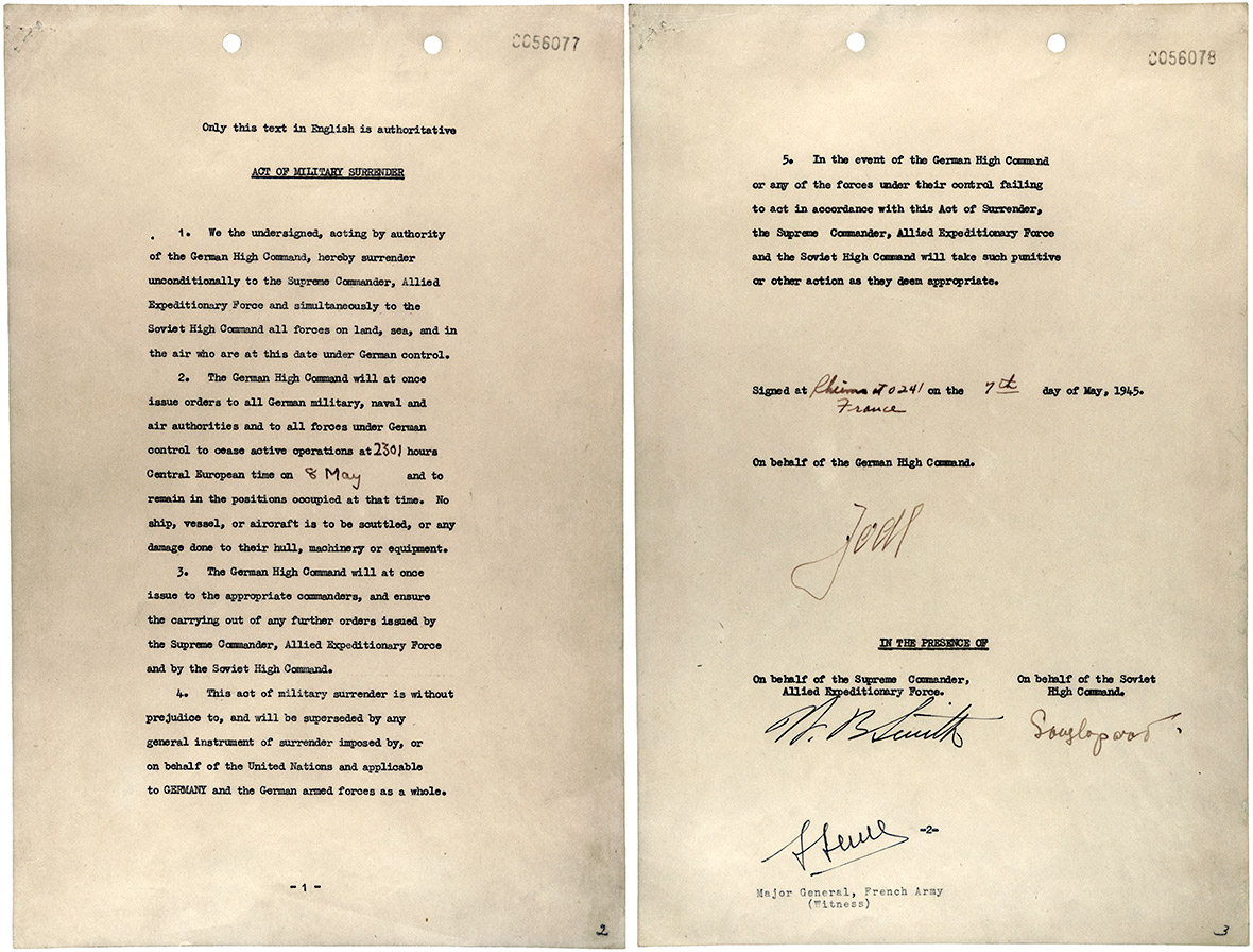 VE Day 70th anniversary A look at Germany's surrender in 1945 and the