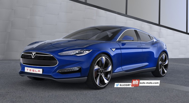 Tesla Model 3 render