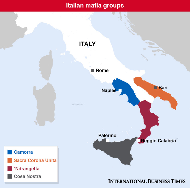 Italian Mafia Map