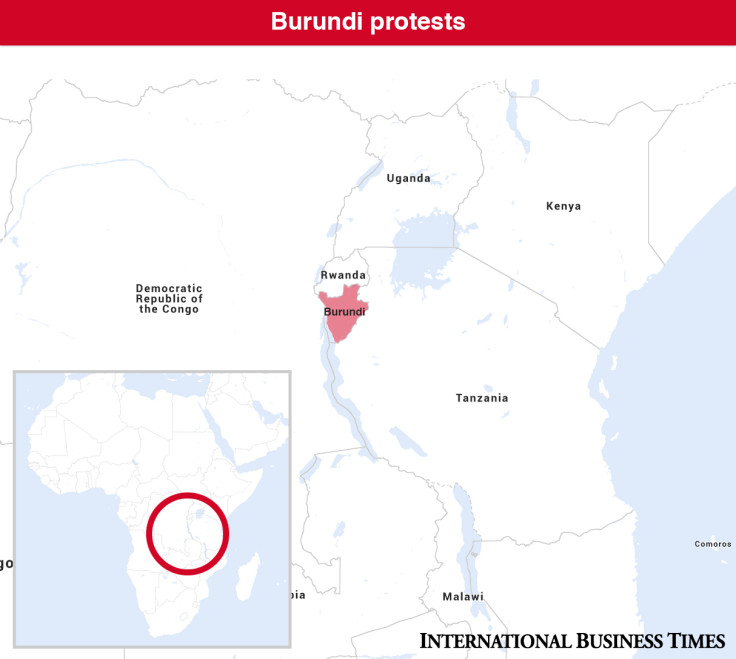 Burundi map