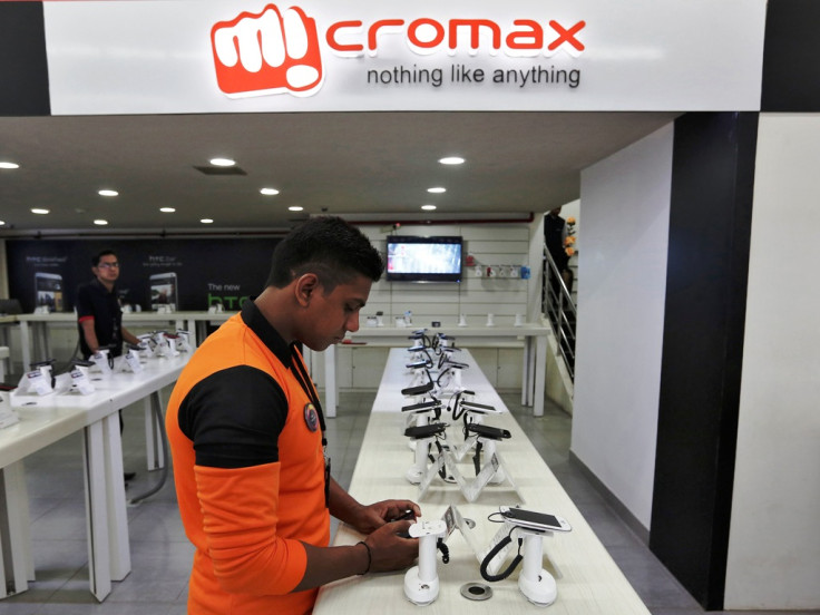 Micromax Logo and Store New Delhi India Micromax Logo and Store New Delhi India