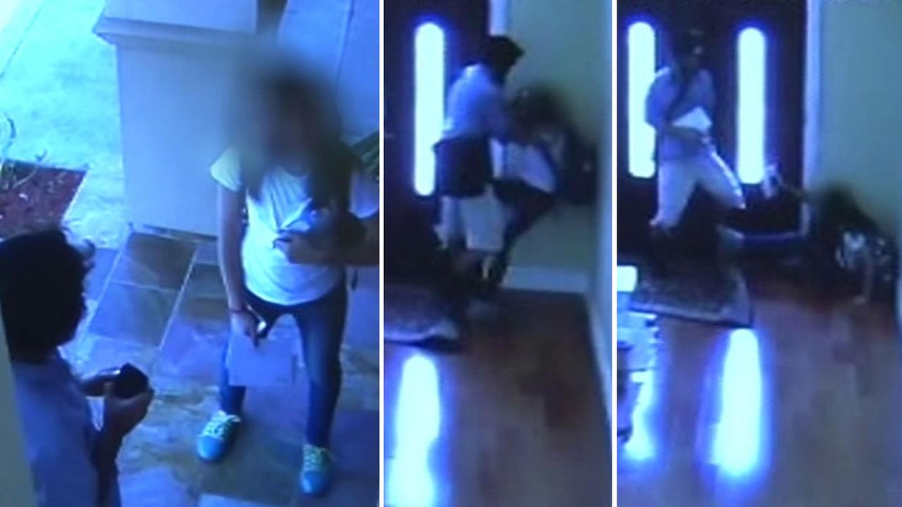 Video: Teen fights off would-be rapist who pushes in to her California home  | IBTimes UK