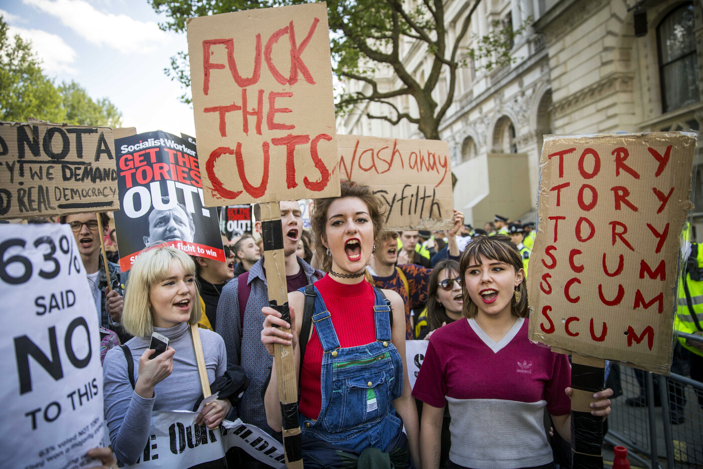 Anti-austerity Protest Downing Street 11