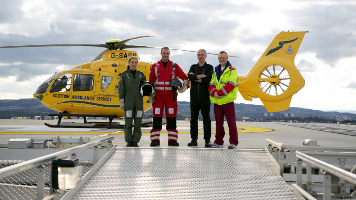 South Glasgow University Hospital helipad