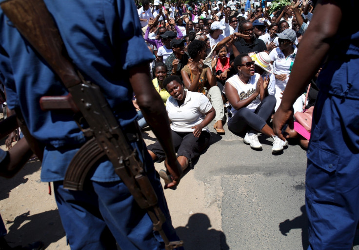 Burundi protesters