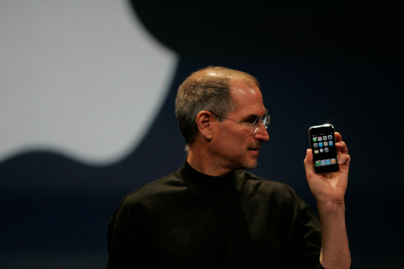 Steve Jobs iPhone 2007 Presentation (Full HD) on Make a GIF