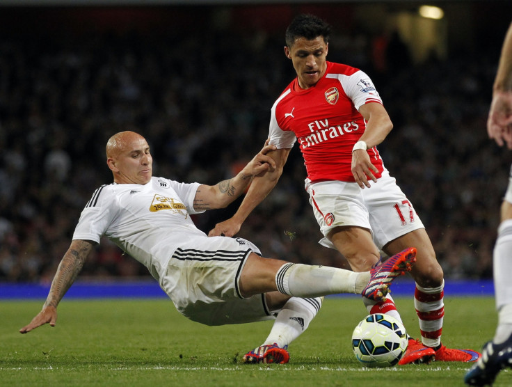 Arsenal Swansea Sanchez Shelvey