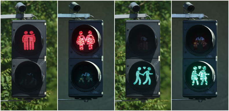 Vienna traffic lights LGBT