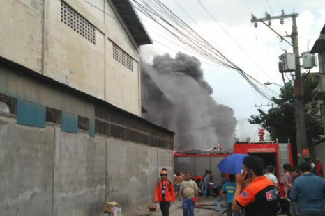 Philippines factory fire