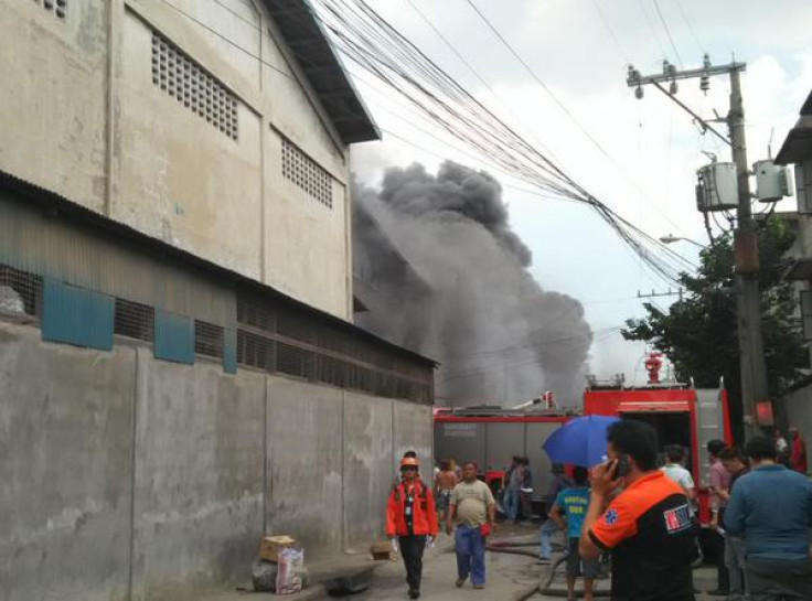 Philippines factory fire