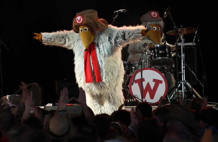 The Wombles performing at Glastonbury