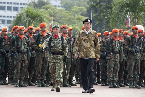 female recruits in indonesia army