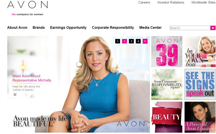 Avon Products website