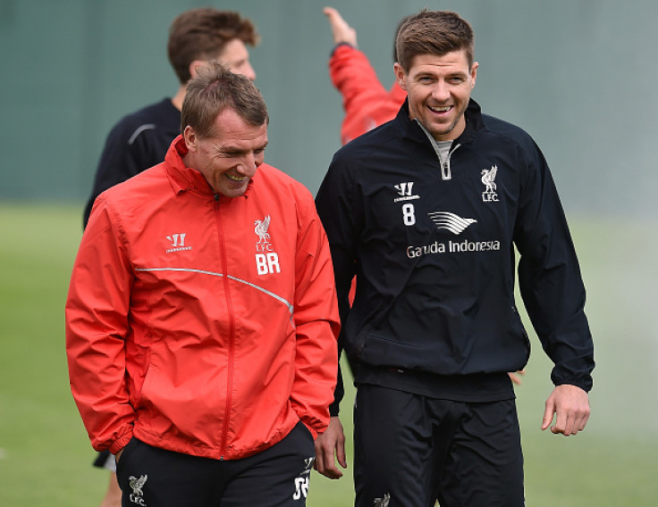 Steven Gerrard and Brendan Rodgers