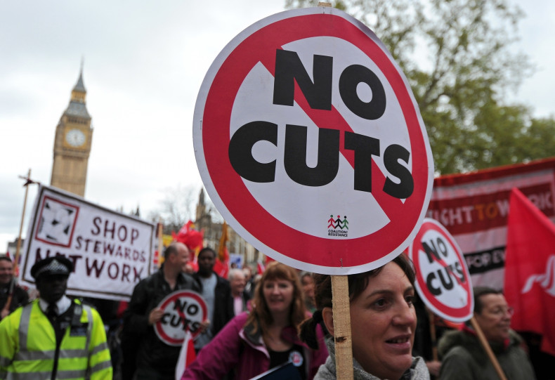 London austerity protest
