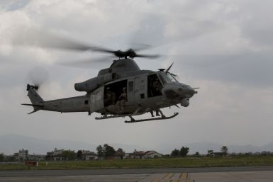 Nepal aid operations US helicopter crash