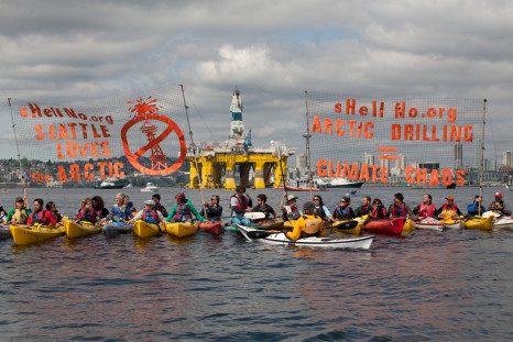 Seattle protesters against Shell