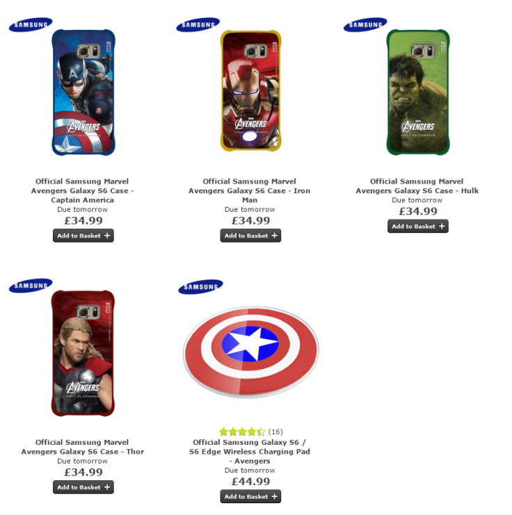 Avengers themed accessories