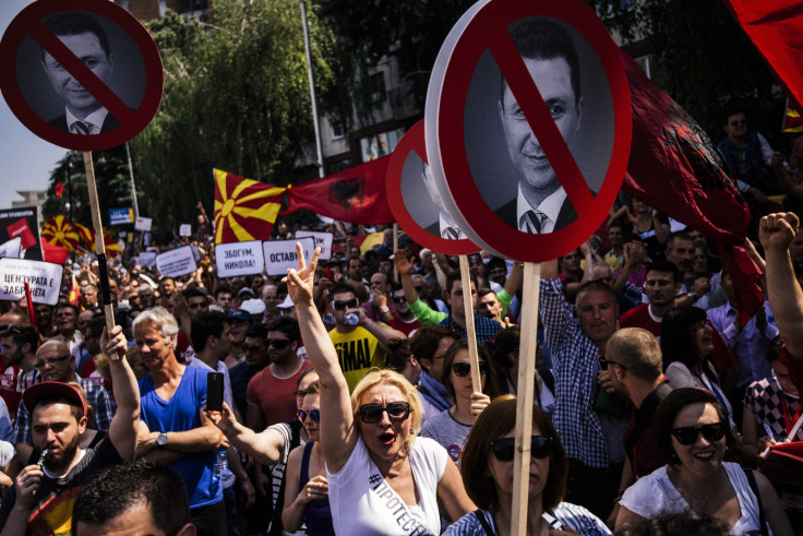 Skopje protest