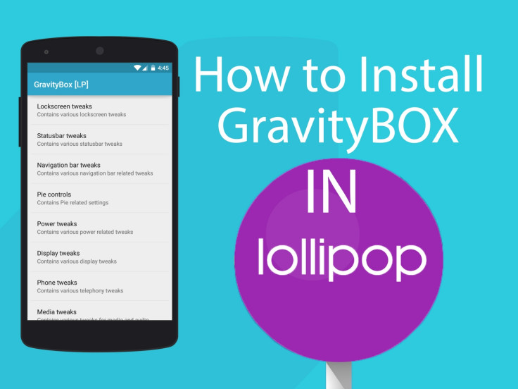 GravityBox module for Xposed Framework