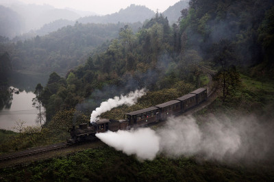 shixi bagou steam train