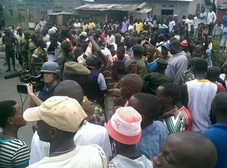 Burundi protesters