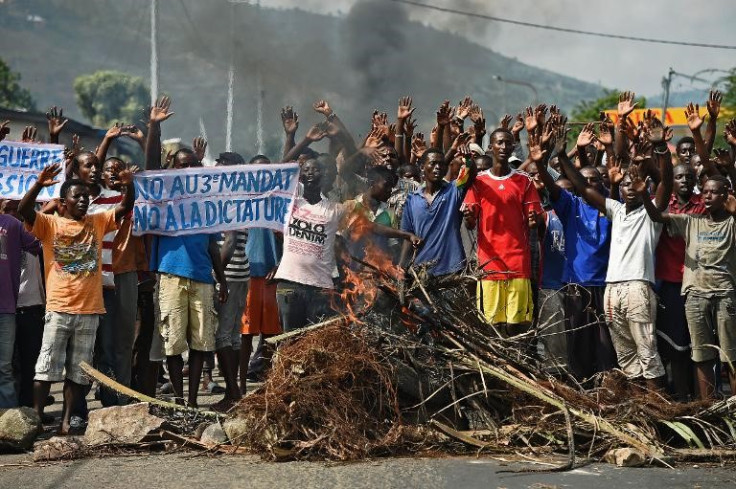 Burundi protesters