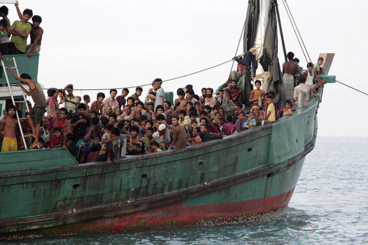 rohingya boat migrants Indonesia rescued