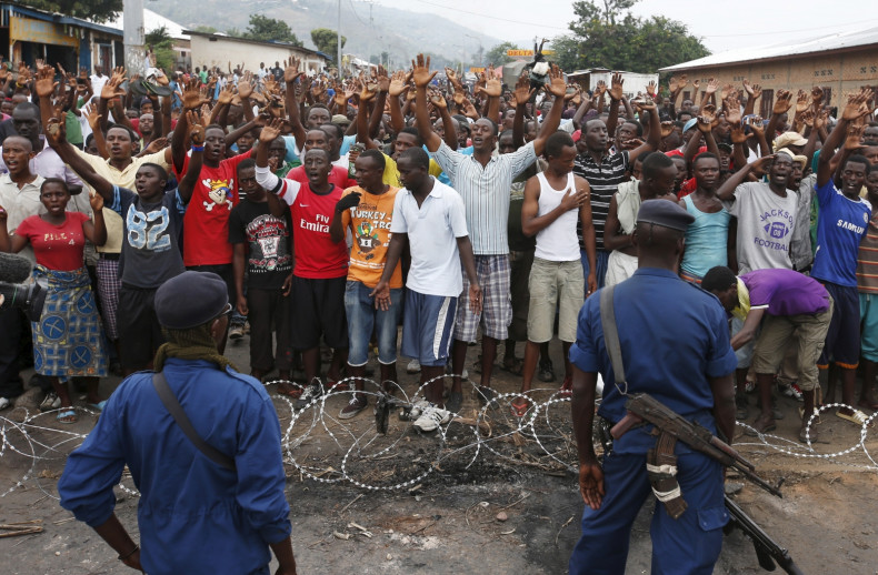 Burundi Musaga protest