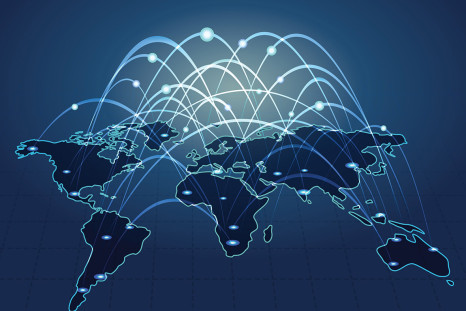 UK broadband Internet access connectivity world map