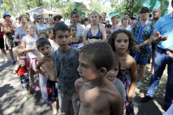 Ukraine Donetsk Lugansk refugee UN humanitarian crisis