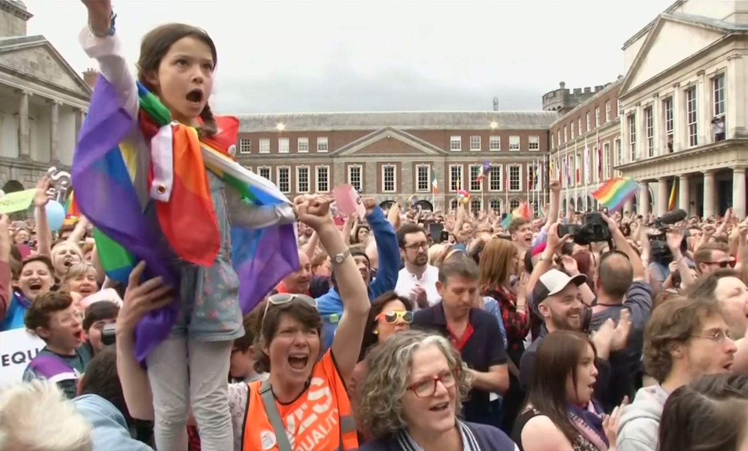 Ireland Same Sex Marriage Supporters Celebrate Referendum Result In 