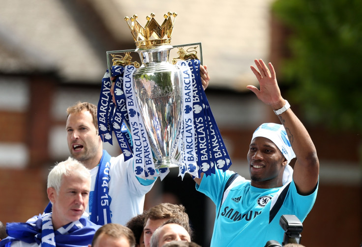 Petr Cech and Didier Drogba