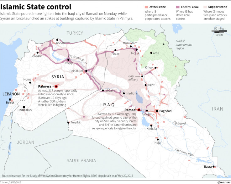 Isis Syria iraq Map
