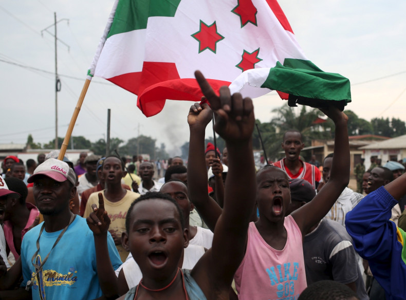 Burundi protesters