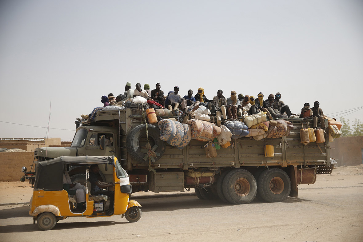 migrants Niger Libya Mediterranean