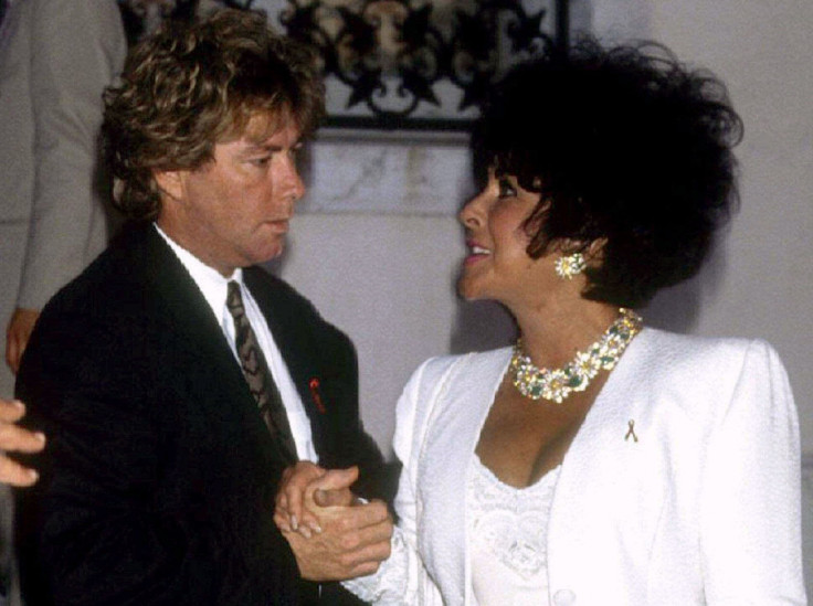 Elizabeth Taylor and husband Larry Fortenski