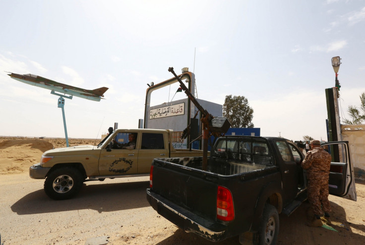 Islamic State al-Qardabiya air base Sirte