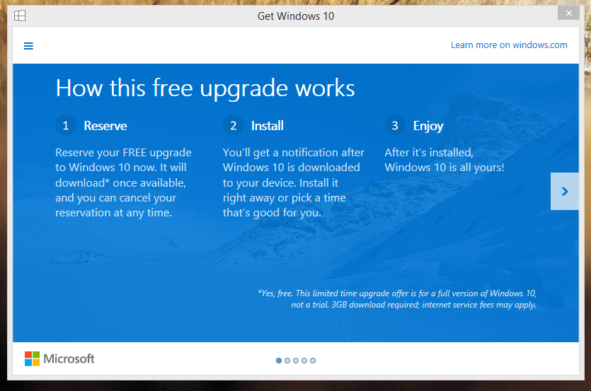 update windows 7 to 10 free