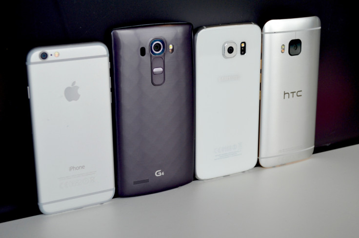 iPhone 6 Galaxy S6 HTC M9 G4