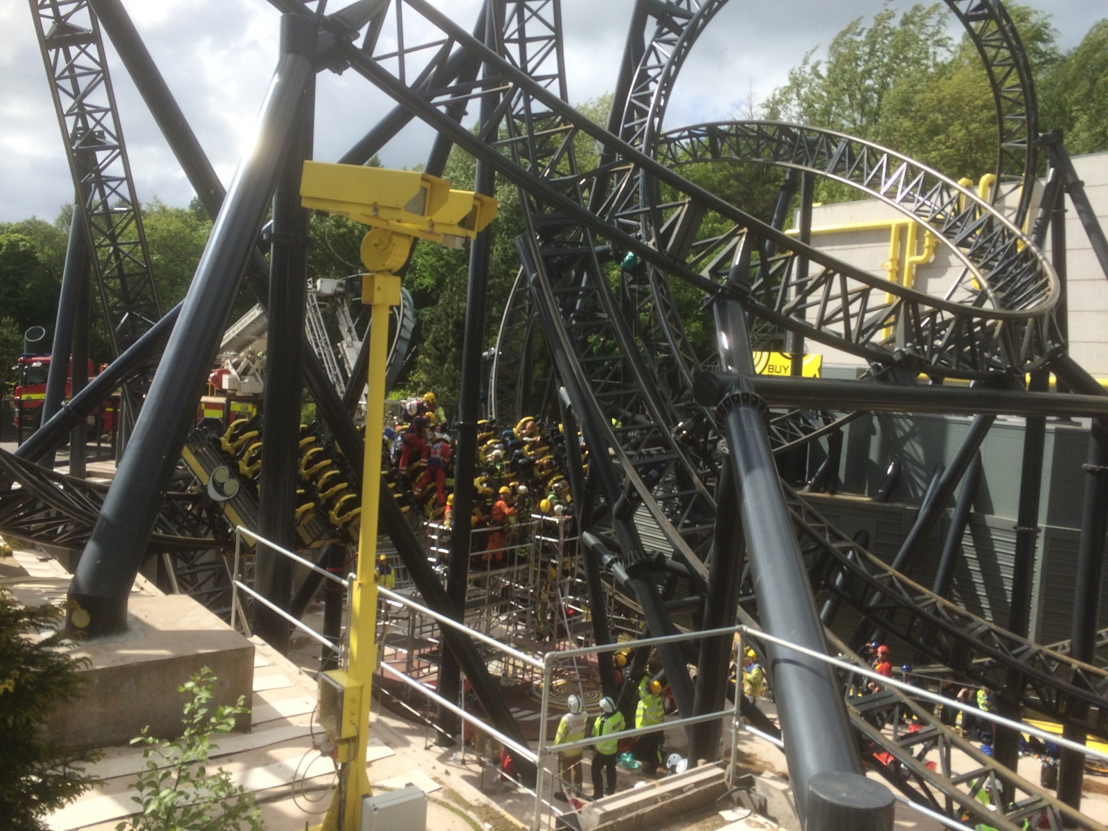 Alton Towers crash: 'Blood everywhere' after smash on 14-loop The ...