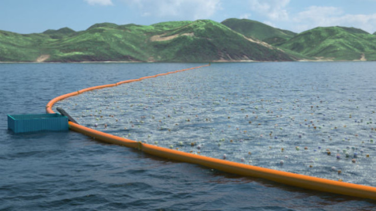 Ocean Cleanup barrier